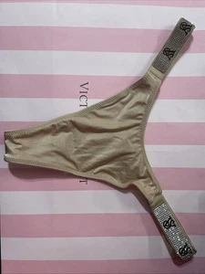 Victoria's Secret Very Sexy VS Shine Strap Thong Panties - Size S - BNWT - Picture 1 of 4