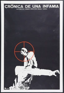 Cronica de una infamia ORIGINAL Cuban Vintage Movie Poster Miguel Torres 1983 - Imagen 1 de 5