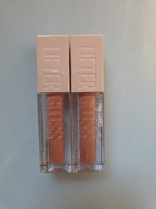 2 Maybelline New York LIFTER GLOSS + HYALURONIC ACID Liquid Lip Gloss#007 AMBER - Picture 1 of 4