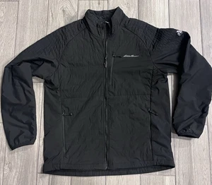 Men's Eddie Bauer Black Jacket First Ascent Size L - Foto 1 di 15
