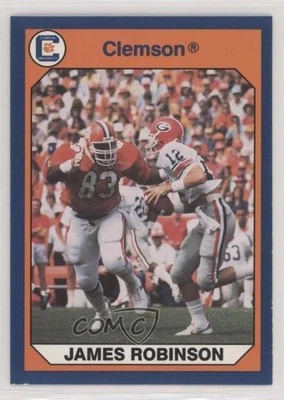 1990 Collegiate Collection Clemson Tigers James Robinson #110 - Image 1 of 2