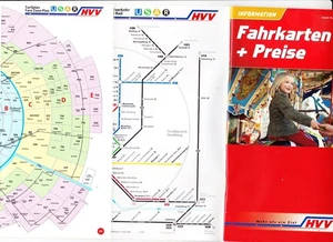 HVV Hamburg Fahrkarten & Preise 2007, Netzplan, Tarifplan - Bild 1 von 1