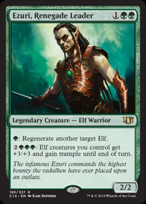 MTG English Ezuri, Renegade Leader NM Normal Commander 2014 Edition - Image 1 of 1
