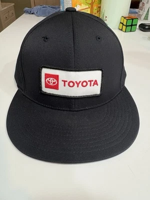 Toyota Fitted Hat Cap Trucker Tech Patch  - New - Black  Flexfit XXL Capamerica - Image 1 of 4