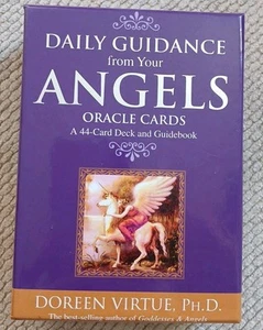 Boxed, Complete Set Of Angels Oracle Cards And Guidebook By Doreen Virtue - Picture 1 of 4