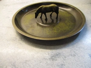 Schöner edle Schale Bronze mit einem Pferd Art Deco 21 cm - Bild 1 von 5