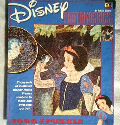Quebra-cabeça "BRANCA DE NEVE" 1000+ peças Disney Photomosaic - milhares de imagens! - Imagem 1 de 4