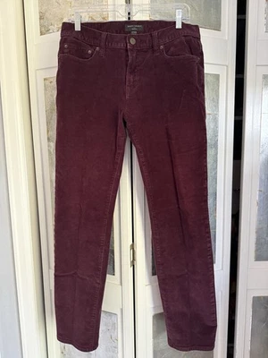 Calça de veludo Banana Republic masculina 32 x 32 marrom borgonha cintura média fina BOM! - Imagem 1 de 4