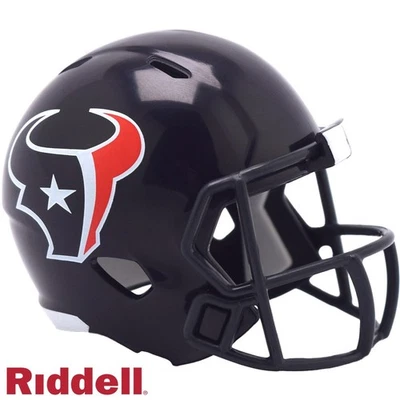 Casco Houston Texans Pocket Pro Riddell NFL estilo velocidad Foto 1 de 4