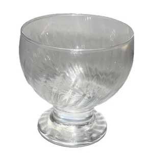Footed Glass Ice Cream, Sherbet, Sundae, Dessert Dish Bowl - Picture 1 of 5