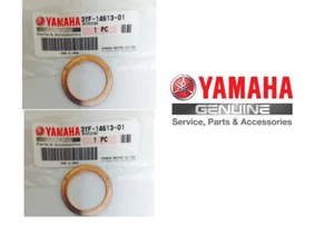 Yamaha OEM FZ07 MT07 XSR700 Tenere OEM Exhaust Gaskets 2x Pack 3YF-14613-01-00 - Picture 1 of 1