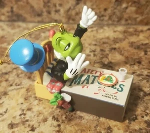 Enesco Disney Jiminy Cricket Pinocchio All Tucked In Safety Matches 95 Ornament - Picture 1 of 24