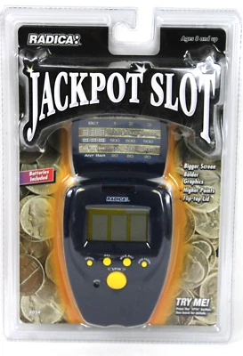 Vintage Radica Big Screen Jackpot Slot Casino 8024 Handheld Game New Sealed NOS - Image 1 of 4