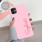 Personalised Phone Case Pastel Name Hard Cover For iPhone 11 12 13 Pro 7 8 Xr Se