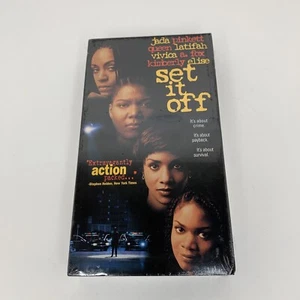 Set It Off (VHS, 1997) Jada Pinkett Queen Latifah Vivica A. Fox NEW - Picture 1 of 7