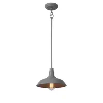 New Bell Ridge 14 in. 1-Light Outdoor Blue Pendant Light Lamp - Image 1 of 3