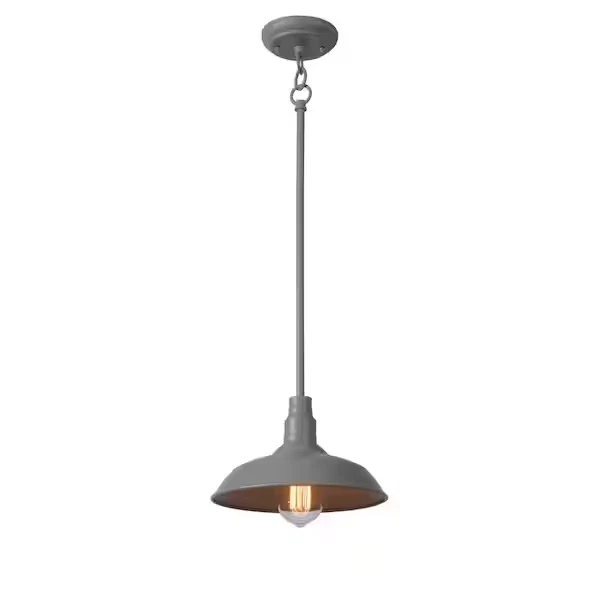 New Bell Ridge 14 in. 1-Light Outdoor Blue Pendant Light Lamp - Image 1 of 3