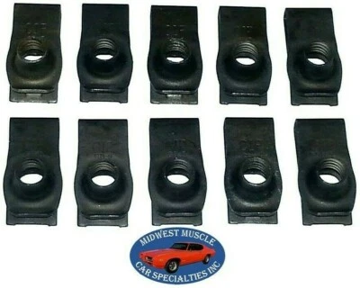 Cuadro guardabarros carrocería 5/16-18 pernos clips en U tuercas en J para Chrysler Dodge Plymouth 10 F Foto 1 de 4