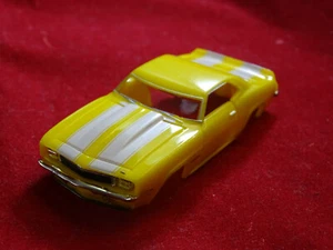 New 69 Z28 Yellow Camaro MoDEL MoToRING T-jet HO Scale Slot Car Body Aurora RRR  - Picture 1 of 10