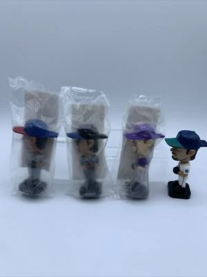 Lote de 4 figuras de béisbol mini cabeza bobble Gonzalez Sammy Sosa MPiazza e Ichiro Foto 1 de 4