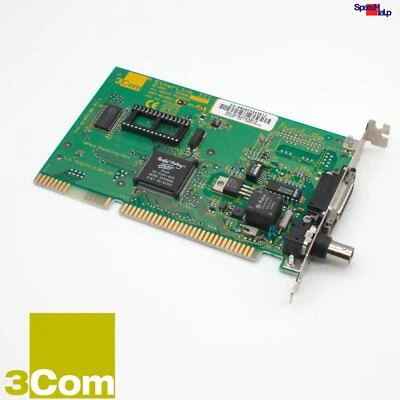 3Com ISA Etherlink III 3C509B 0021-002 a BNC Network Card Ethernet LAN N08 - Image 1 of 4