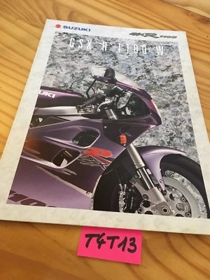 Suzuki 1100W 1994 Gsxr Catálogo Moto Folleto Publicidad Prospecto - Imagen 1 de 3