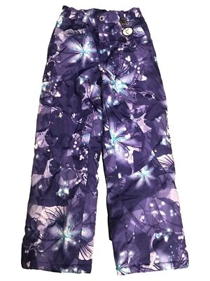 Pantalones Xero Xposur Niñas Púrpura Floral Nieve y Esquí Snowboard Foto 1 de 2