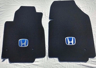 Alfombrillas negras Honda Pilot 2 piezas ajuste personalizado con logotipo Honda se adapta a: 2009-2015 Foto 1 de 3