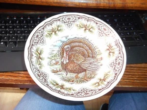 Royal Stafford New Victorian English Pottery Thanksgiving Turkey 7 3/4"  Bowl - Picture 1 of 2