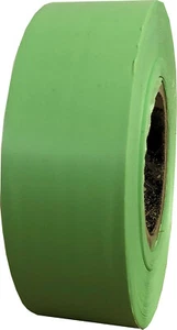 Tomato Green Flagging Tape 1 3/16 x 300 ft Roll Non-Adhesive - Picture 1 of 1