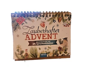 Trötsch Adventskalender z Aufstellen Zauberhafter Advent mit 24 Spruchweisheiten - Bild 1 von 4