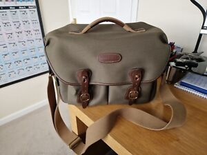 Billingham Hadley ONE Camera / DSLR Messenger Bag in Sage Green / Chocolate
