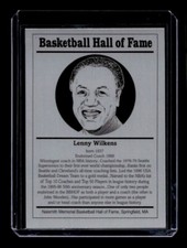 LENNY WILKENS 1986-99 BASKETBALL HALL OF FAME METALLIC HOF COACH