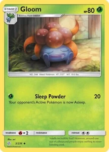 Pokémon TCG Gloom Sun & Moon - Cosmic Eclipse 3/236 Regular Uncommon Near Mint - Picture 1 of 1