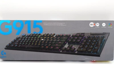 Logitech G915 LIGHTSPEED RGB Gaming Tastatur Schwarz - GL Clicky (Ohne Dongle) - Bild 1 von 4