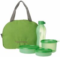 Details about  / Tupperware Lunch Set Bag With 2 Zip /& 4 Containers Day Out Lunch Box 960 ml