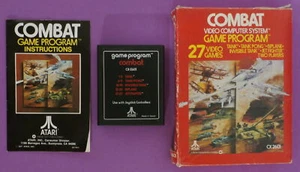 Combat (Atari 2600, 1977) with Box and Manual - Picture 1 of 7