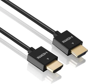 2m HDMI Kabel Premium Super Slim High Speed FullHD 1080p 4K2K PS3 PS5 XBOX PC HD - Bild 1 von 4
