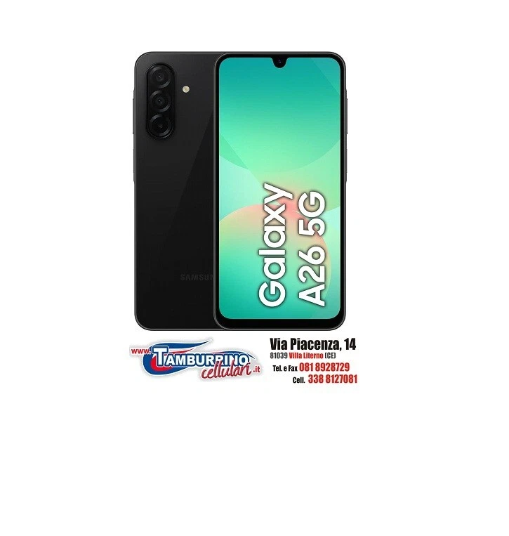 Samsung Smartphone / PDA GSM/UMTS/HSDPA SM-A266BZKBEUE S.PHONE GALAXY A26 5G 6/1