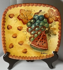 Bloomingdale’s Square Salad Plate Excellent Used Condition 8-3/4” Italy - Picture 1 of 2