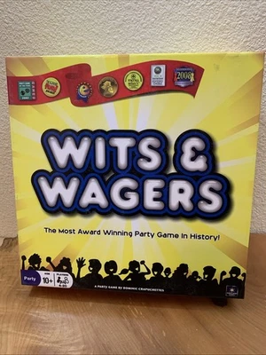 WITS & WAGERS Party Board Game 100% COMPLETE 2007 MULTI AWARD WINNER - Image 1 of 4