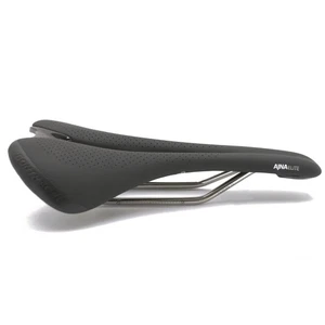 Bontrager Ajna Elite Womens Saddle, Titanium Rails, Medium 154mm, 2017, Black - Picture 1 of 4