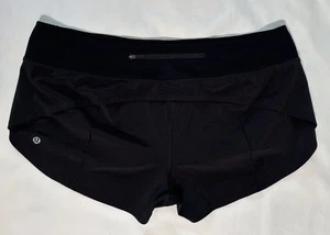 EUC🌟Lululemon Speed Up Short 2.5” Size 12 Black Lined - Picture 1 of 6