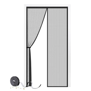 Magnetic Door Screen 80 x 200 cm, SMALUCK Heavy Duty Fly Door Screen Mesh with - Picture 1 of 5