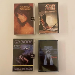 4 x Ozzy Osbourne Cassettes (Made in INDIA) [3 clamshell cases, 1 normal case] - Picture 1 of 7