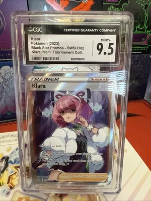 Klara (Full Art) SWSH302 SWSH: Sword & Shield Promo Cards Holo CGC 9.5 - Image 1 of 2