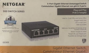 NETGEAR GS305 Unmanaged 5-Port Gigabit Ethernet Switch Desktop - Picture 1 of 3