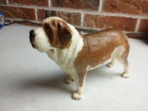 Vintage Breyer Bernhardiner Hund Figur 7"H x 10"L Modell 328 1972-1980 Ära - Bild 1 von 5