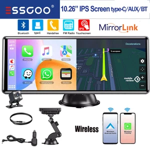 10inch Car Radio Stereo Navi Navigation Apple CarPlay & Android Auto Play Camera - Picture 1 of 10