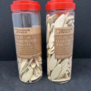 Galletas de madera dura Windsor Design #0 y #10, contenedor parcialmente usado, ver foto - Imagen 1 de 6